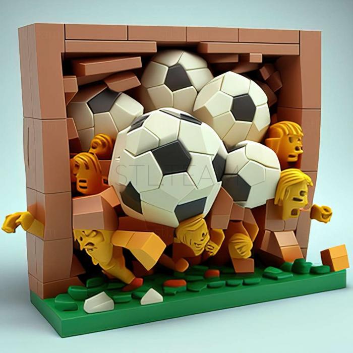 3D модель Игра LEGO Футбольная мания (STL)